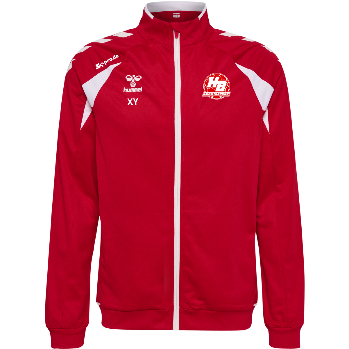 Hummel hmlCORE 2.0 TRACK ZIP JACKET inkl.Wappen und Vereinsname (Initialen optional)