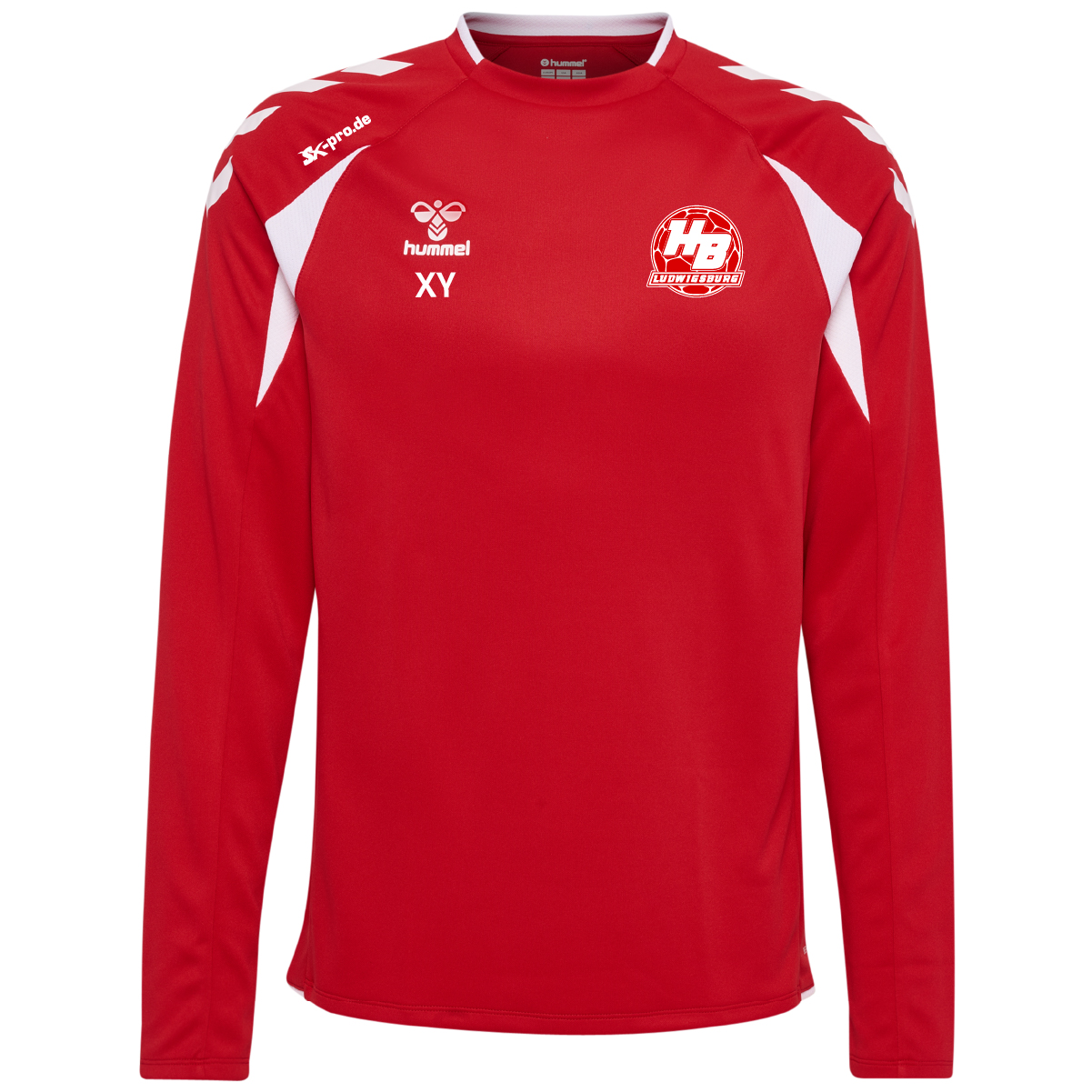 Hummel hmlCORE 2.0 CREW NECK inkl.Wappen und Vereinsname (Initialen optional)