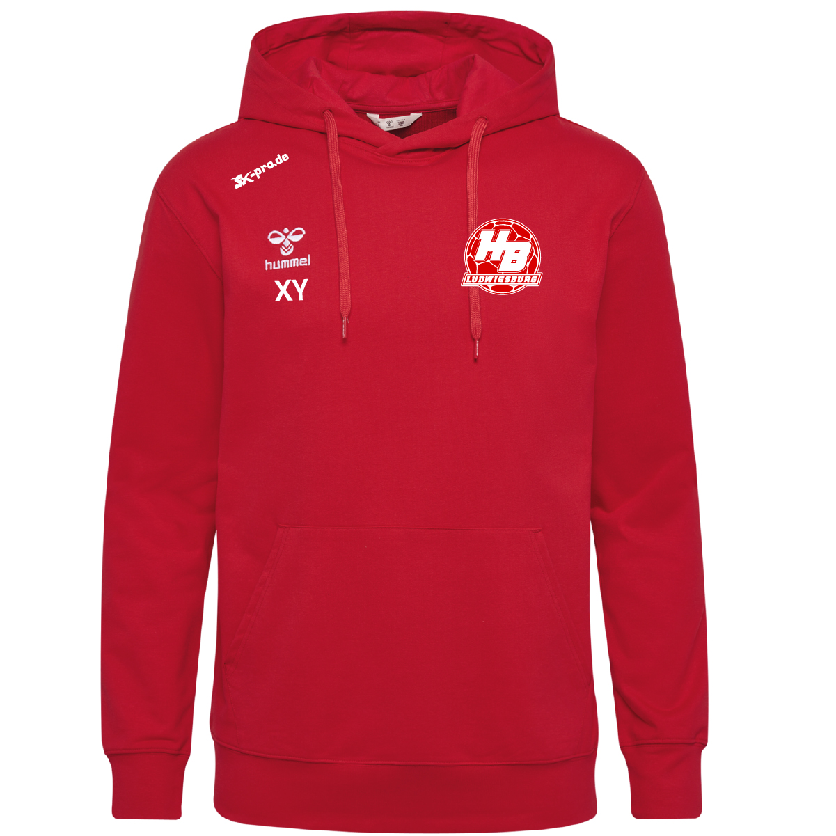 Hummel hmlGO 2.0 HOODIE inkl.Wappen und Vereinsname (Initialen optional)