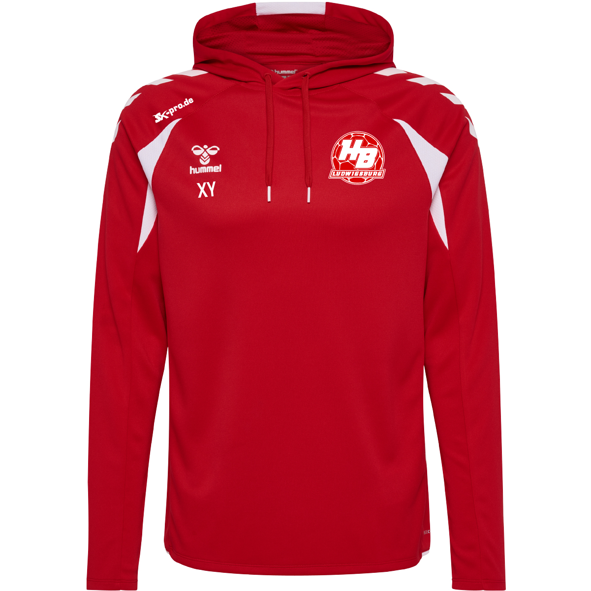 Hummel hmlCORE 2.0 HOODIE inkl.Wappen und Vereinsname (Initialen optional)