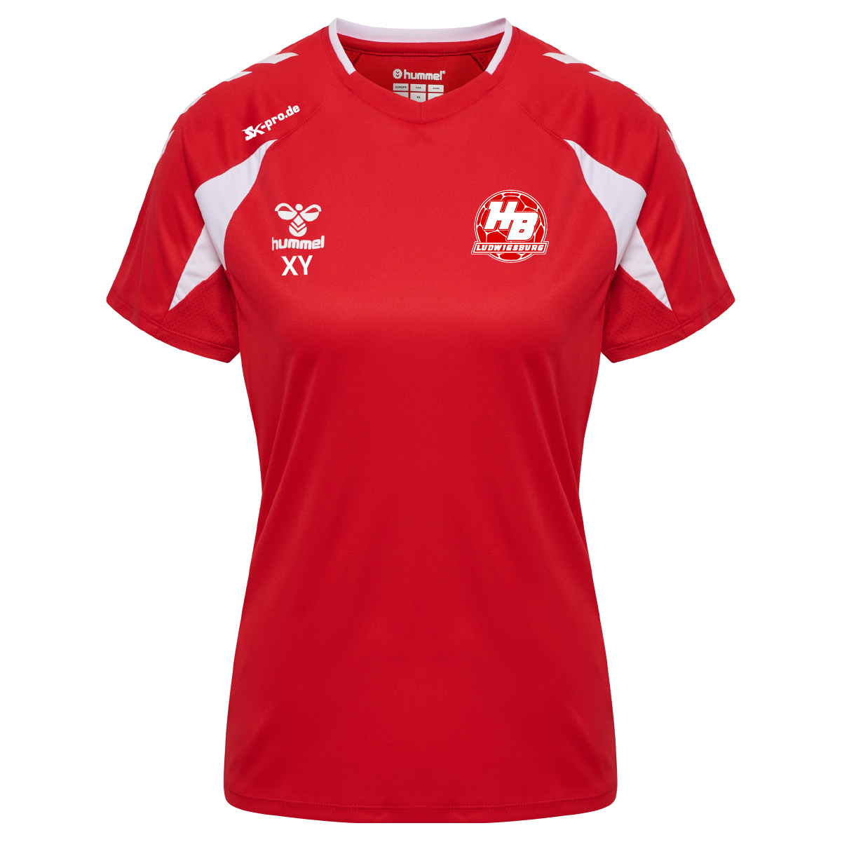 Hummel hmlCORE 2.0 JERSEY S/S WOMAN inkl.Wappen und Vereinsname (Initialen optional)