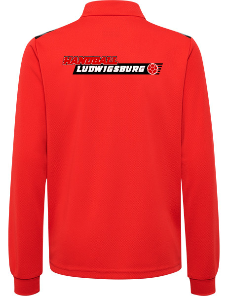 hmlAUTHENTIC HALF ZIP SWEAT inkl. Wappen (Initialen und Vereinsname optional)