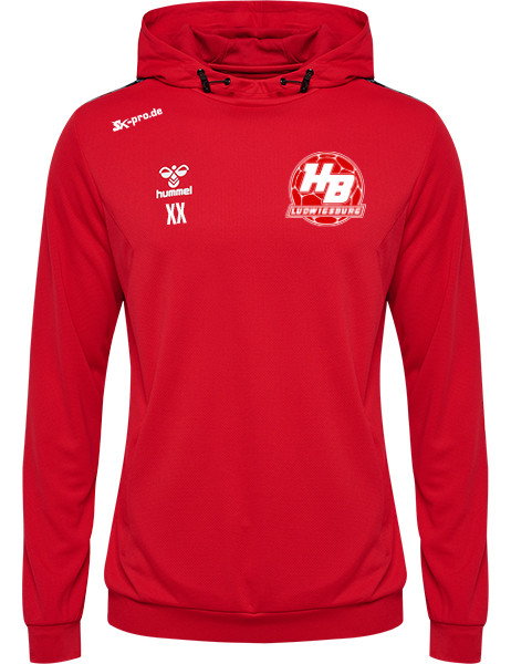 hmlAUTHENTIC PL HOODIE inkl. Wappen (Initialen und Vereinsname optional)