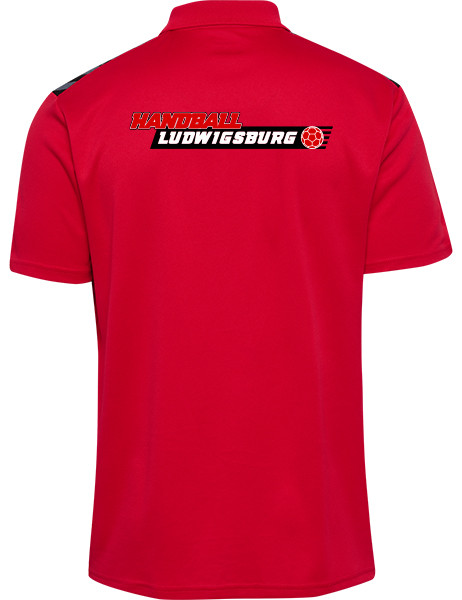 hmlAUTHENTIC FUNCTIONAL POLO inkl. Wappen (Initialen und Vereinsname optional)