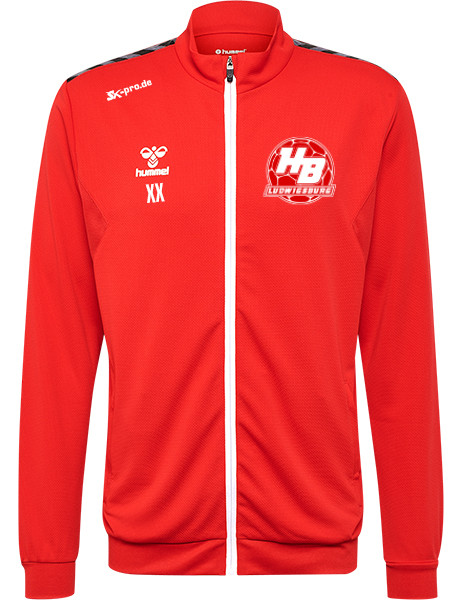 hmlAUTHENTIC PL ZIP JACKET inkl. Wappen (Initialen und Vereinsname optional)