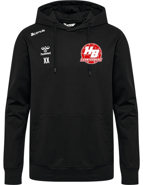 hmlGO 2.0 HOODIE inkl. Wappen (Initialen und Vereinsname optional)