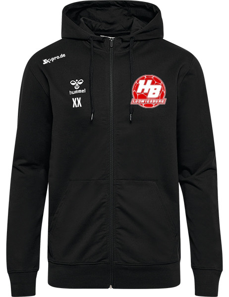 hmlGO 2.0 ZIP HOODIE inkl. Wappen (Initialen und Vereinsname optional)